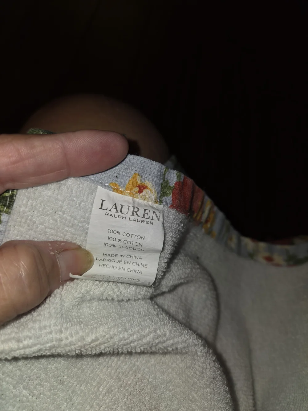 Ralph Lauren Floral Kitchen Towel